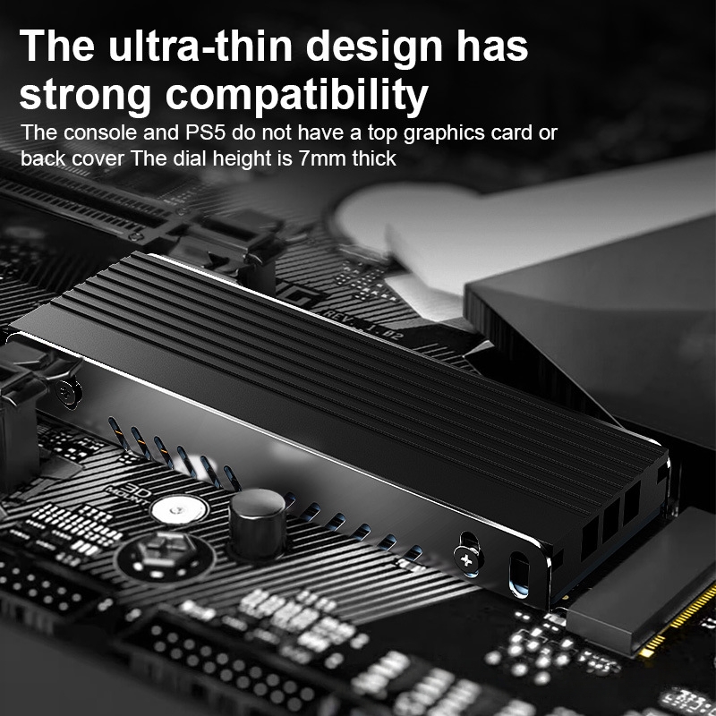 M.2 SSD Heatsink M2 2280 Solid - Dust Filter Pc recension och pris