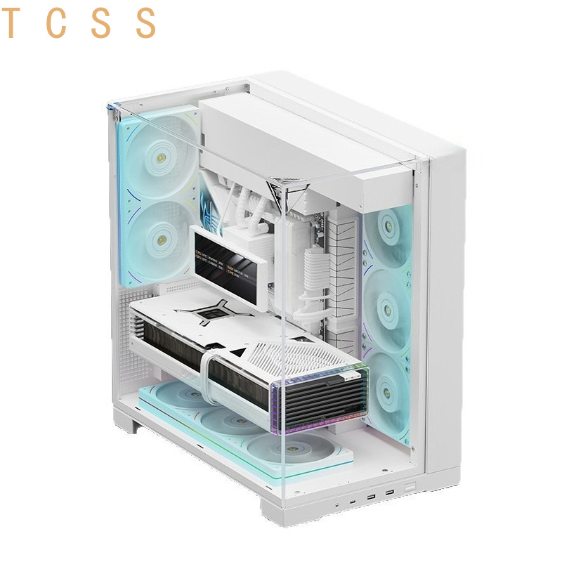 White Panoramic Triple Tempere - Atx Case recension och pris