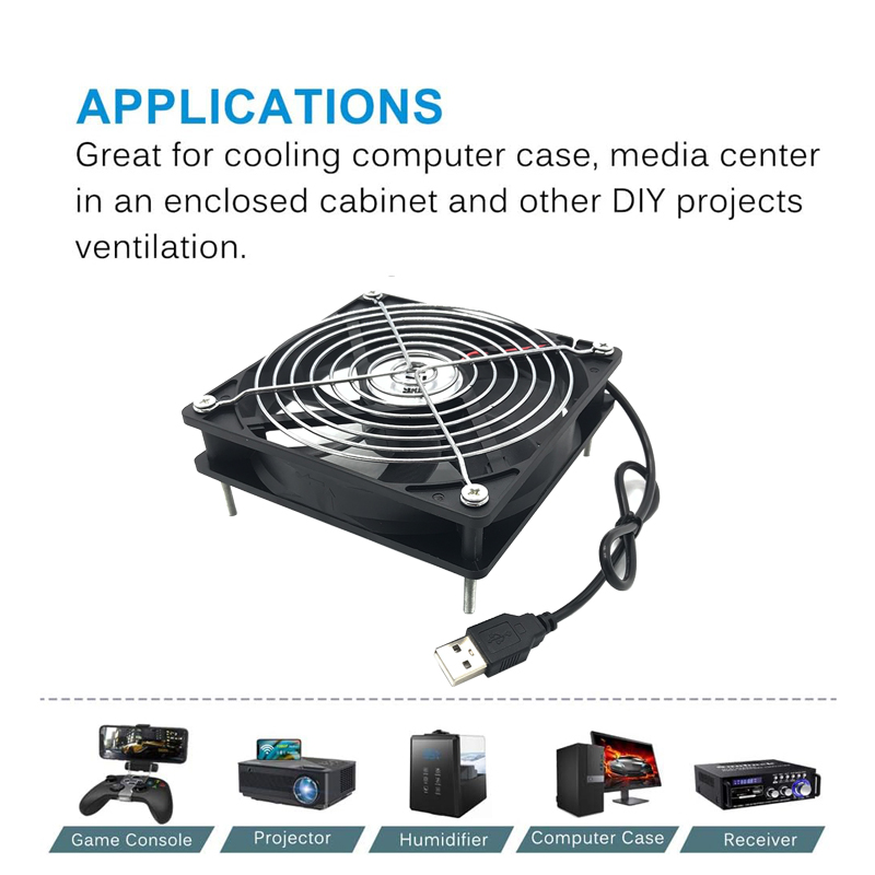 8/12cm 12V USB Powered Compute - Pc Chassis recension och pris