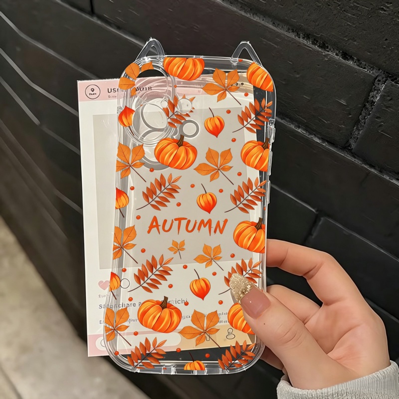 Autumn Pumpkin Falling Leaves  - Computer Case recension och pris