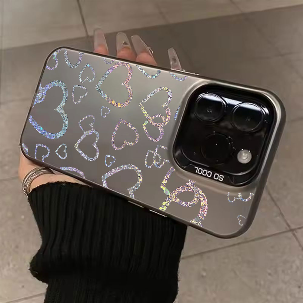 Colorful Heart Print Case For  - Matte Pc Case recension och pris