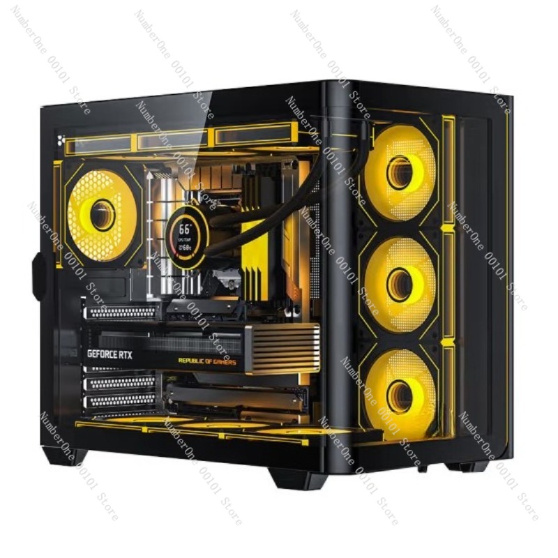 Panoramic Curved Glass Desktop - Atx Case recension och pris