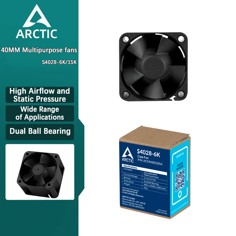 ARCTICS S4028 Computer Case Fa - Case Fan Controller recension och pris